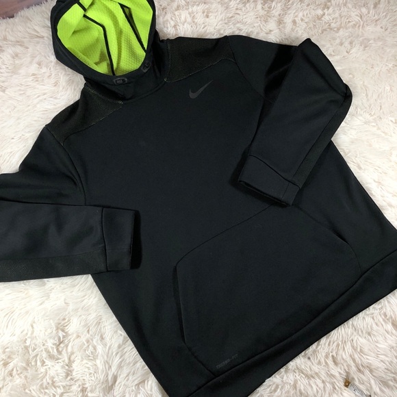 nike black volt hoodie